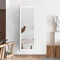 Vista 131 de NeuType Espejo arqueado de longitud completa, 71 x 32 pulgadas, espejo grande de cuerpo completo con marco de metal de aluminio, protección contra