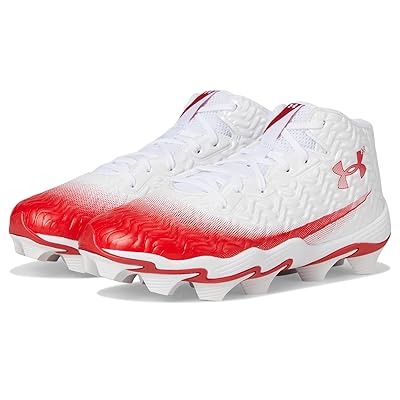 Under Armour Kids Spotlight Hammer RM Jr. (Toddler/Little Kid/Big Kid) Boys Shoes White/Red/Red