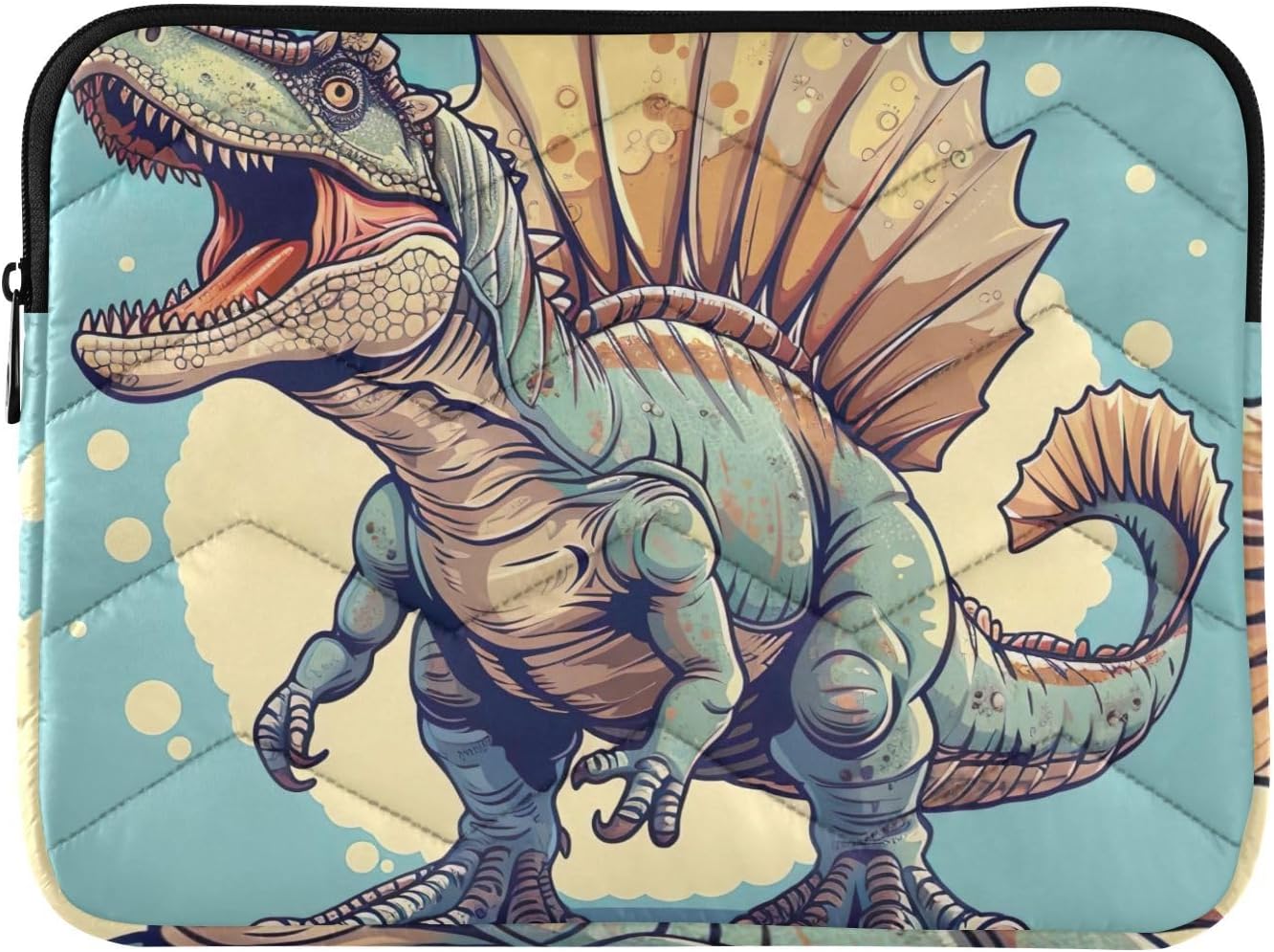 Spinosaurus Teal Notebook Sleeve, Soft Lining