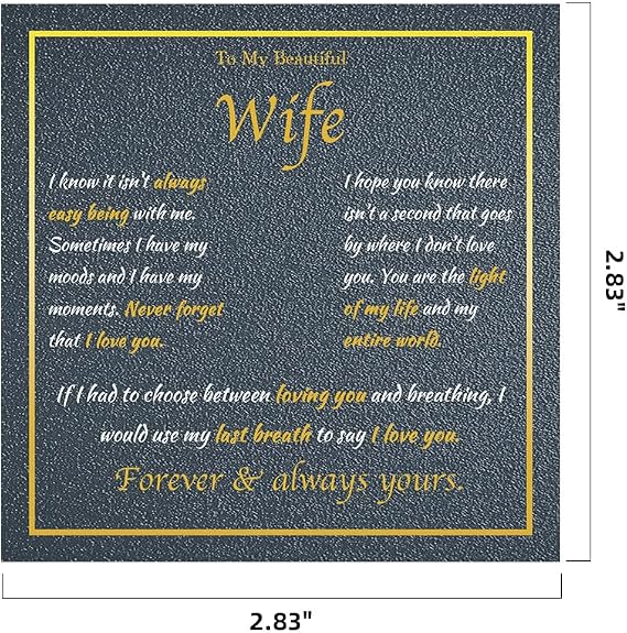 KRZ Greeting Card for My Beautiful Wife -Greetings Romantic Anniversary, Birthday, Valentine's Day Card