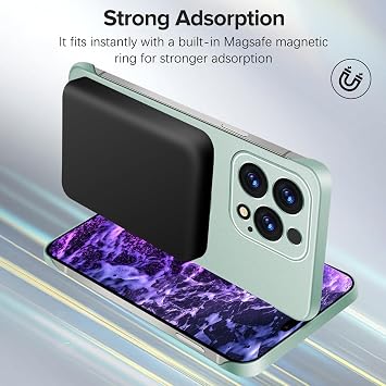 ウルトラスリムケース iPhone 14 Pro Max用 マグネット付き ボーダーレス - オリジナルタッチ マットスリムスマホケース Mag-Safe付き 指紋防止カバー iPhone 14 Pro Max用