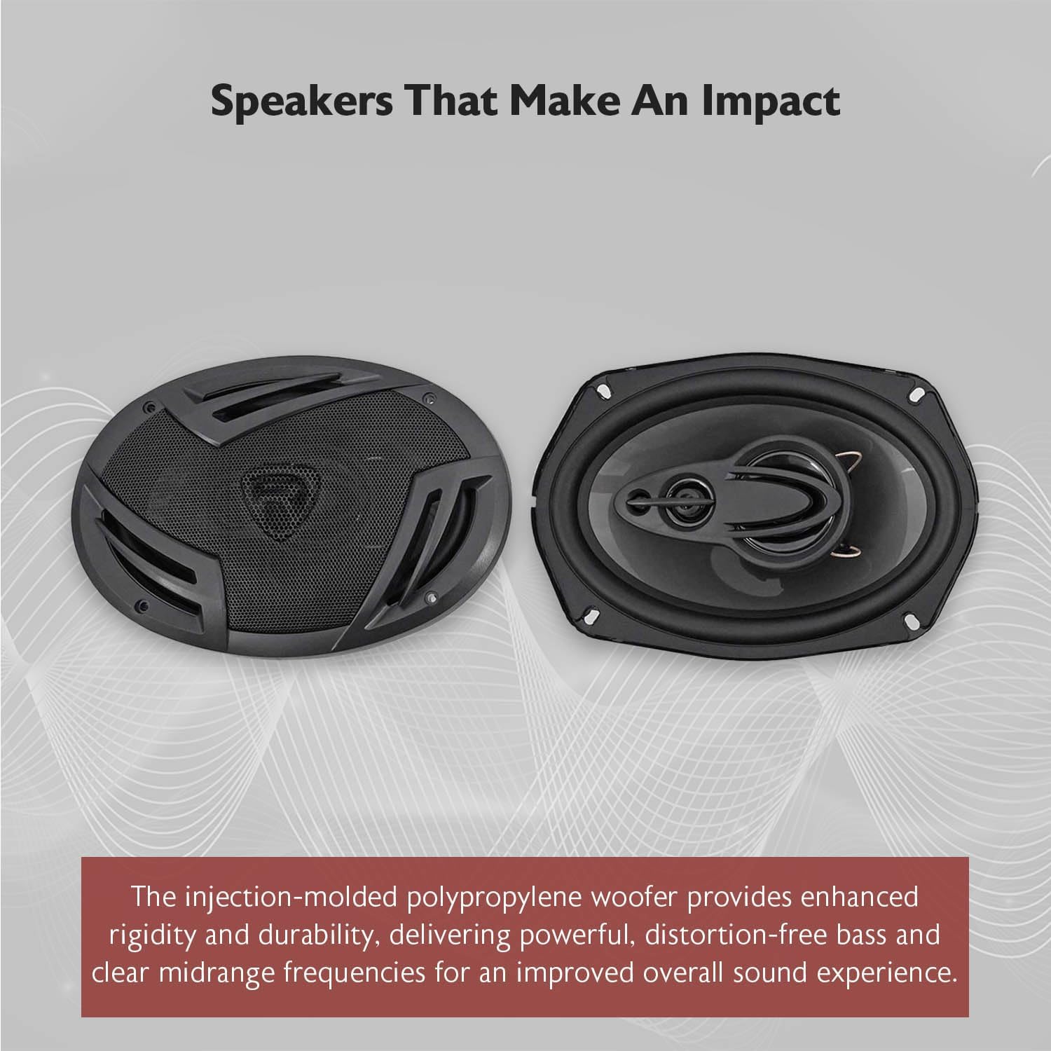 Rockville RV69.2C 6x9" Component Car Speakers, 1000W, 4 Ohm, Rich Bass, CEA Rated, Polypropylene Woofer, Butyl Rubber Surround, Perfect for Car Audio - Image 4