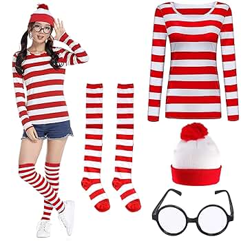 ウォーリーコスプレ　6個 Amazon.co.jp: [§y∞yoiyasu] ハロウィン コスプレ