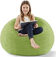 Vista 15 de HABUTWAY Silla Puf de 3 Pies de Terciopelo Lujoso de Piel Ultra Suave con Espuma Viscoelástica de Alto Rebote, Sillas Puf para Adultos, Sofá