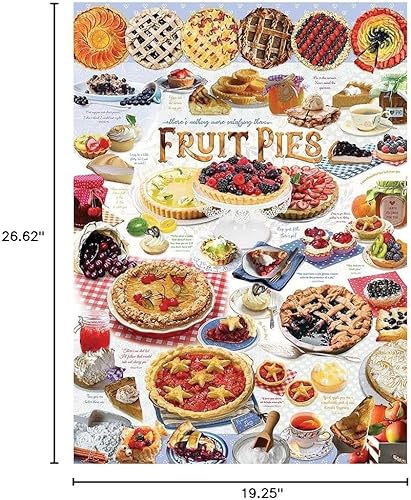 Miniatura 5 de Cobble Hill - Rompecabezas de 1000 piezas  Pie Time  Póster de muestra incluido