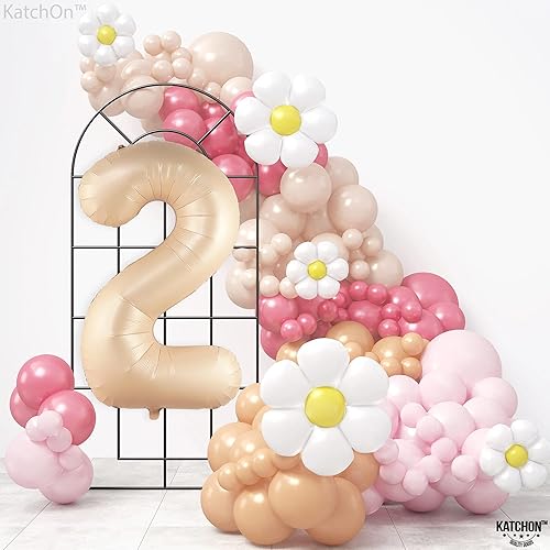 Miniatura 1288 de KatchOn, Globo dorado gigante del número 8 de 40 pulgadas, globo dorado del número 8 para decoraciones de cumpleaños de 8 años para niñas