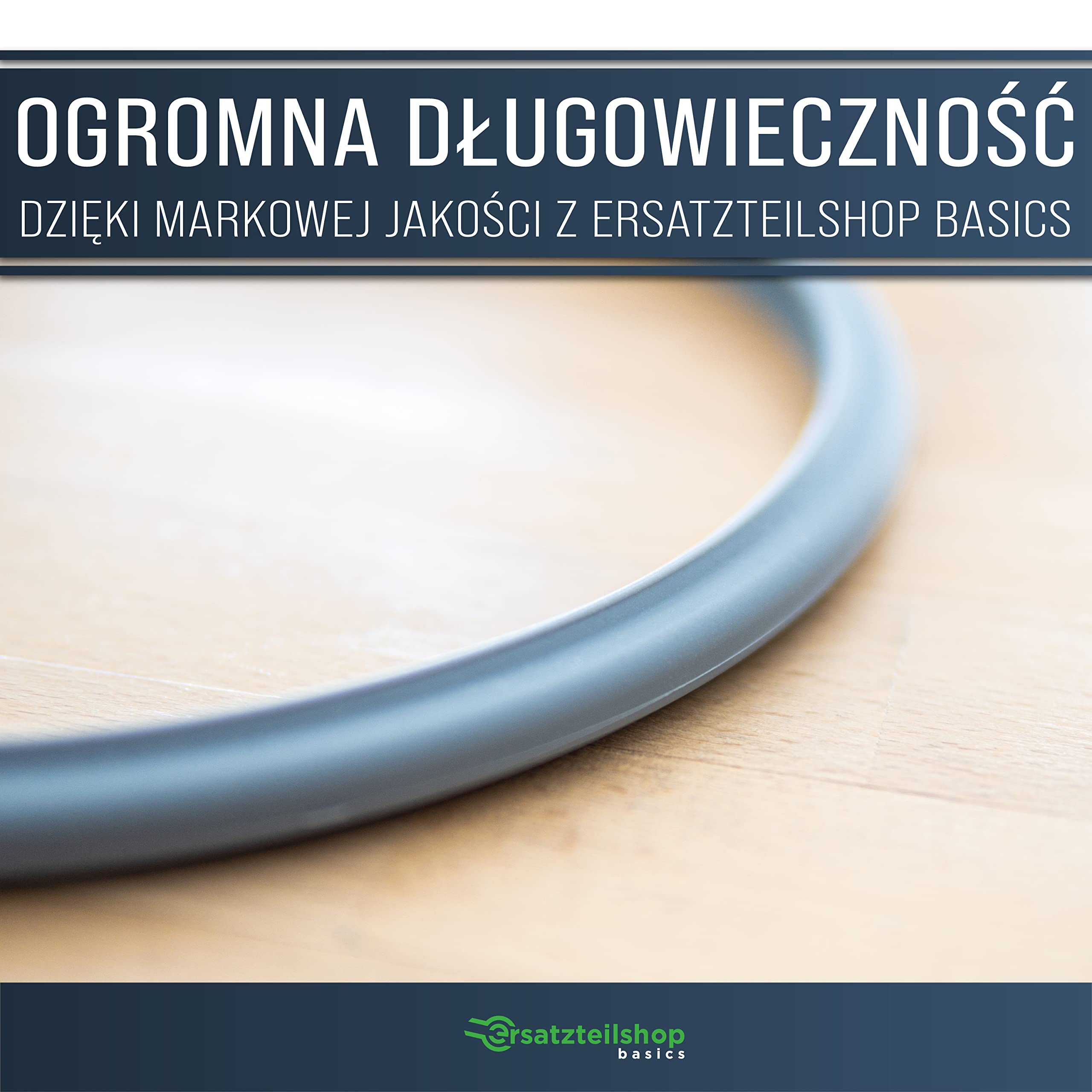 ersatzteilshop basics Część zamienna pierścień uszczelniający do szybkowaru Silit i WMF pierścień uszczelniający 3 l 4,5 l 6,5 l 8,5 l silikon (średnica wewnętrzna 22 cm)