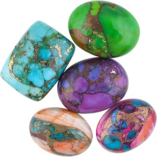 Natural Gemstone Polished Cabochon Flatback Stone Jewelry Making Supplies