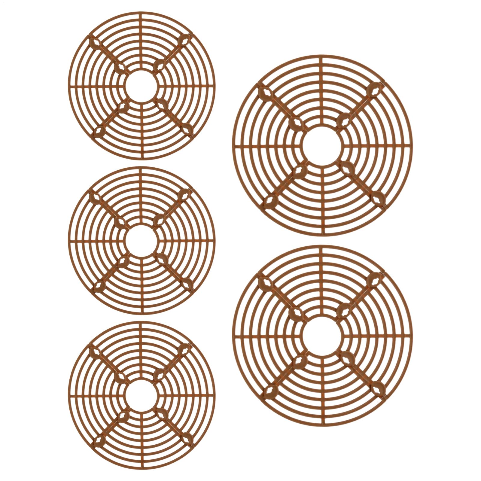 5Pieces Cat Plant Protector, Indoor Gardening Accessory, Mesh Grid Cuttable Pot Soil Cover for Moss, Plant Protection Tool for Home Indoor Garden Care Kitten Dog Gidding Squirrel Animal