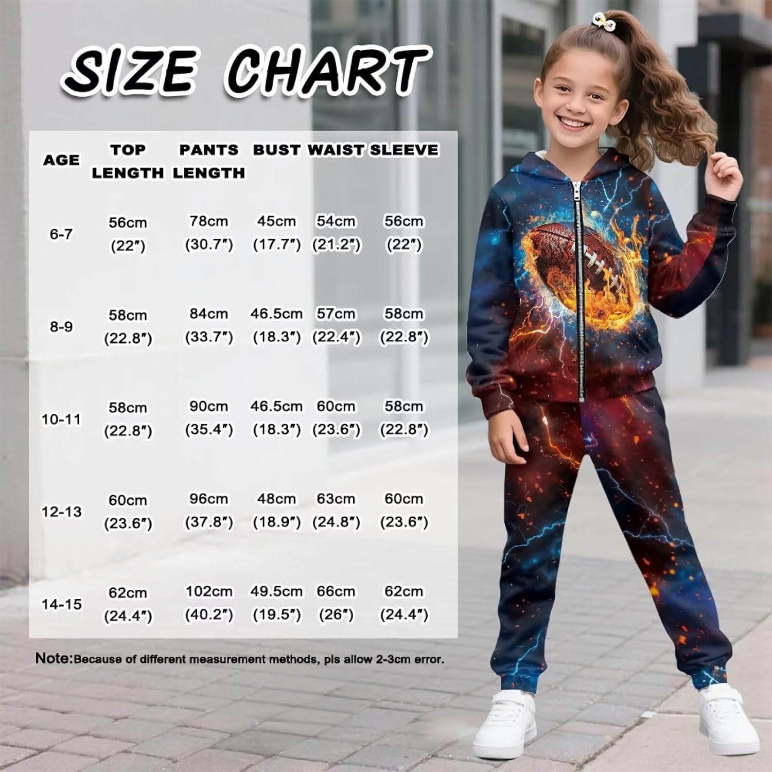 Boys 2 Piece Tracksuit Sweatsuits with Pockets Full Zip Hooded Sweatshirt and Jogger Sweatpants for School Outdoor