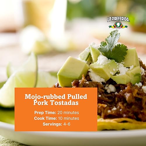 Miniatura 8 de La Preferida frijoles refritos, corizo, 16 oz (paquete - 12)