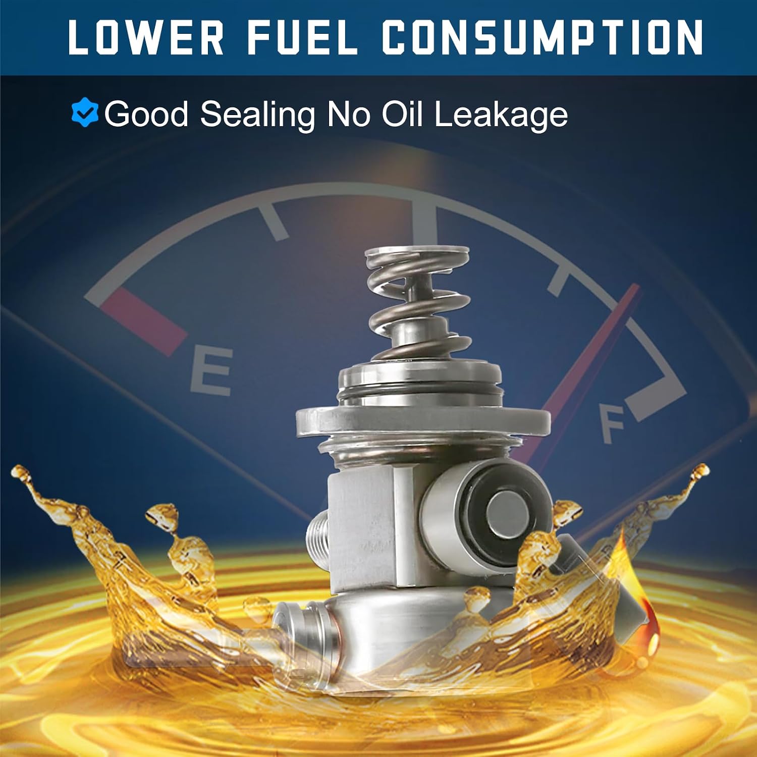 35320-3C220 High Pressure Fuel Pump Fit for 2014-2018 Sorento Santa Fe Cadenza, Fit for 2015-2016 Genesis, 2017-2018 G80 Replace OE# GDP402 HM10053