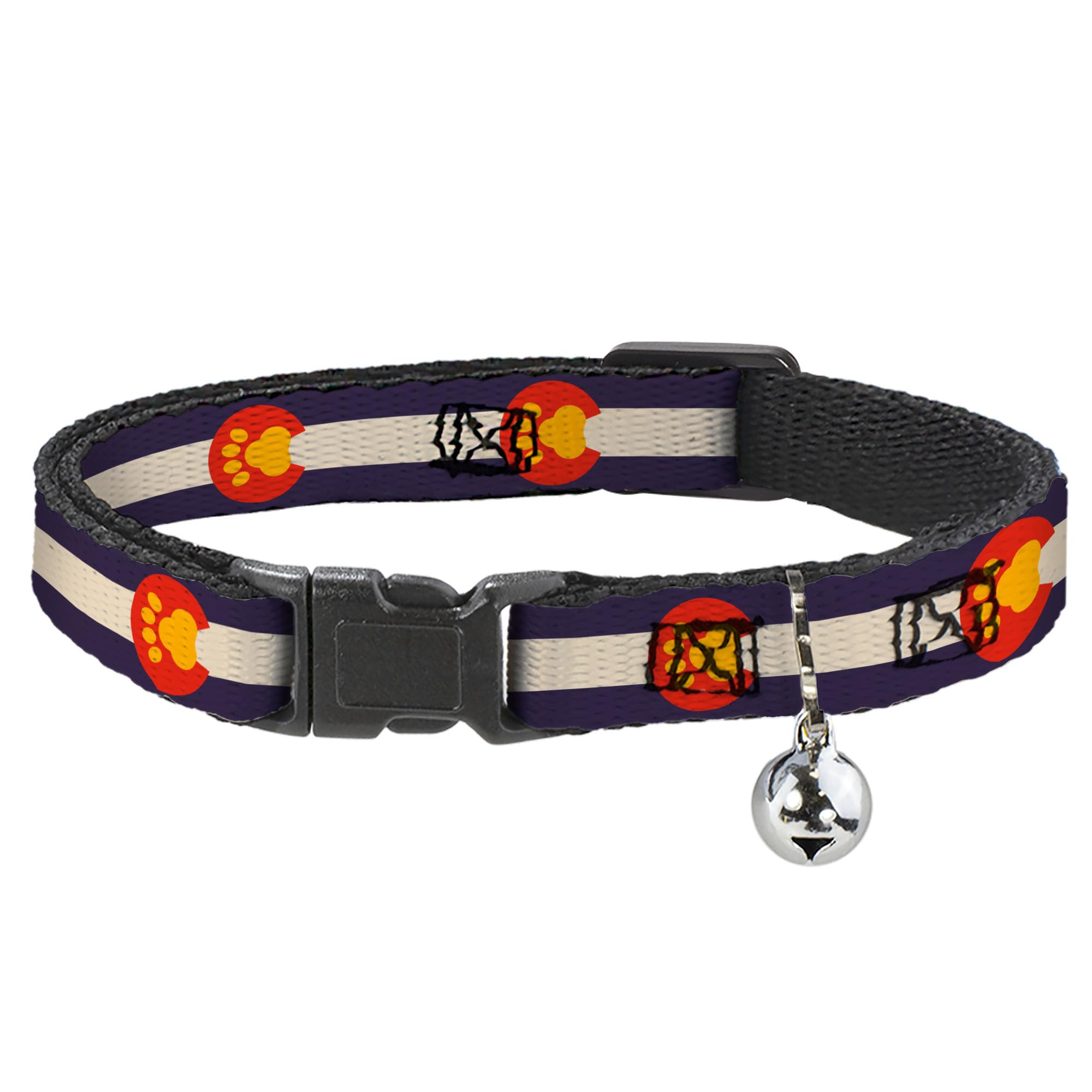 Collar para Gato Antiahogo Buckle-Down BAC-W35524-NM de 1,27 cm Regulable