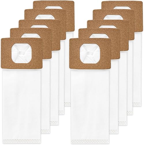 Paquete de 10 bolsas de vacío HEPA tipo I de repuesto para Hoover Platinum Tipo I Botes de limpieza al vacío Reemplazo de parte AH10005 UH30010COM