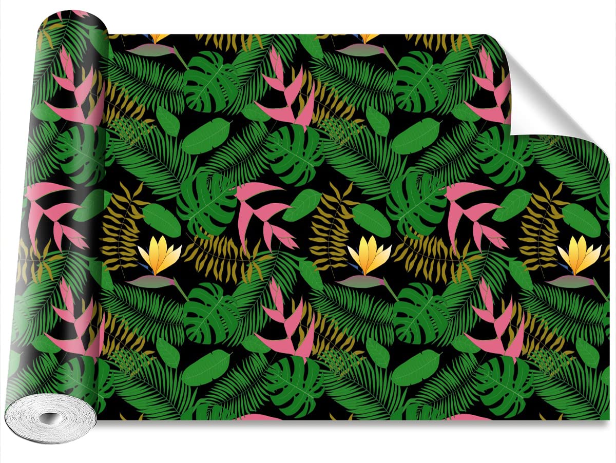 Papier peint feuilles tropicales Tulup grand format haut de gamme