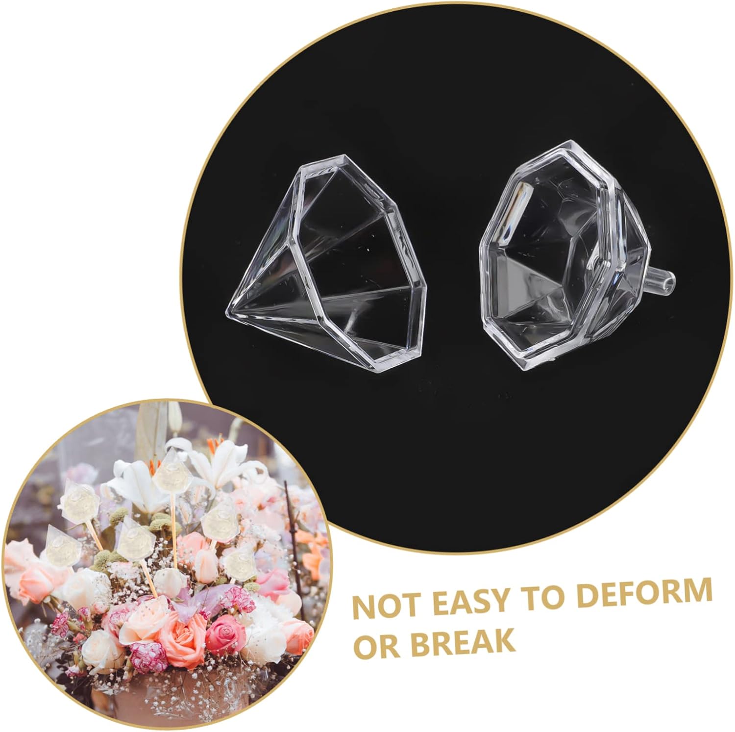 OFFIGAM 1set Reusable Candy Holders for Chocolate Bouquet Elegant Decoration for Parties and Special Occasions for Valentine Day and Weddings