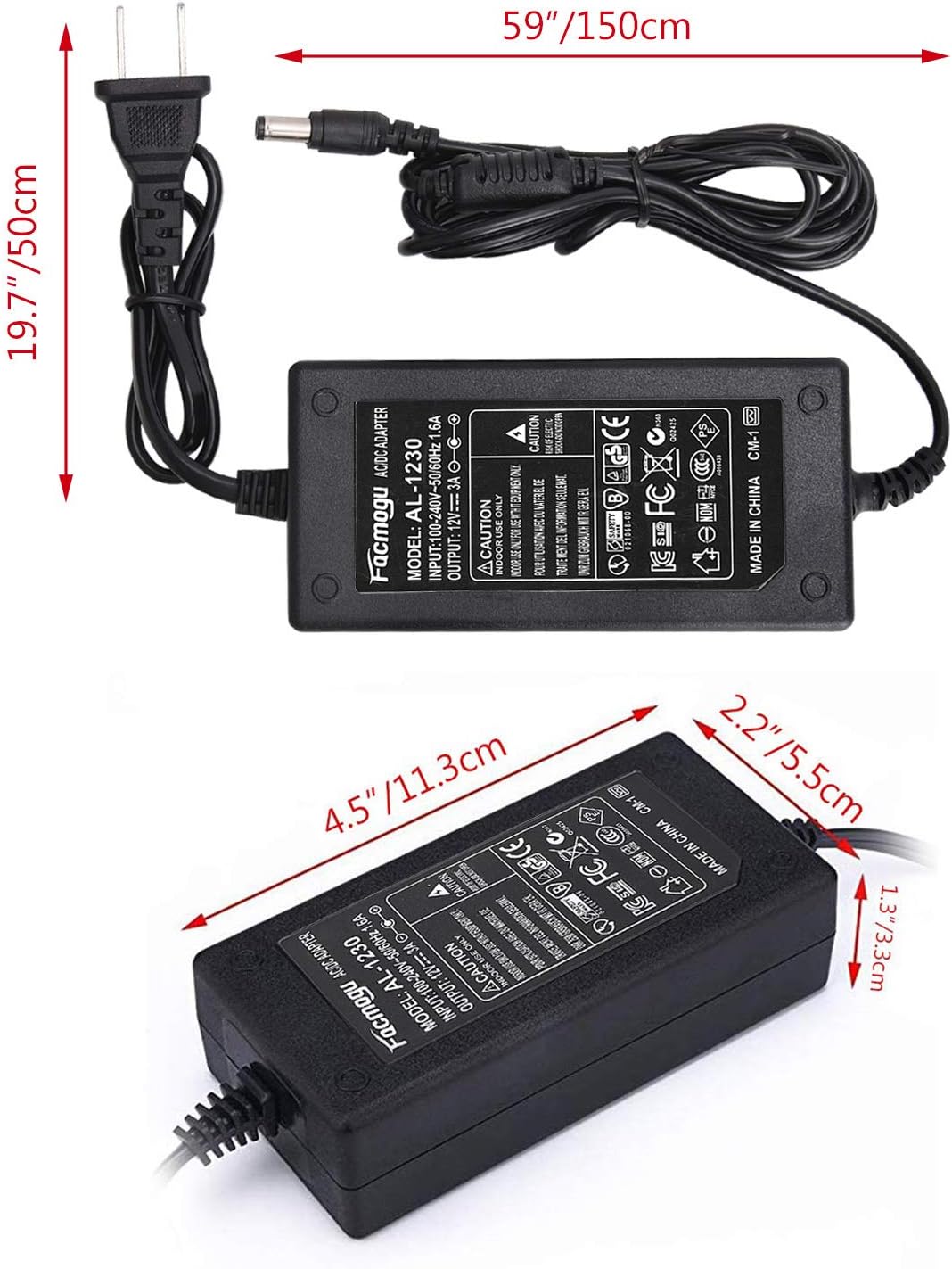 ❤ Crаzу Dеаlѕ Facmogu F900 Red Bluetooth Amplifier with Adapter 5A 12V DC, 50W + 50W Mini Amplifier Wireless Audio 12V DC AMP 100W 2 Channel