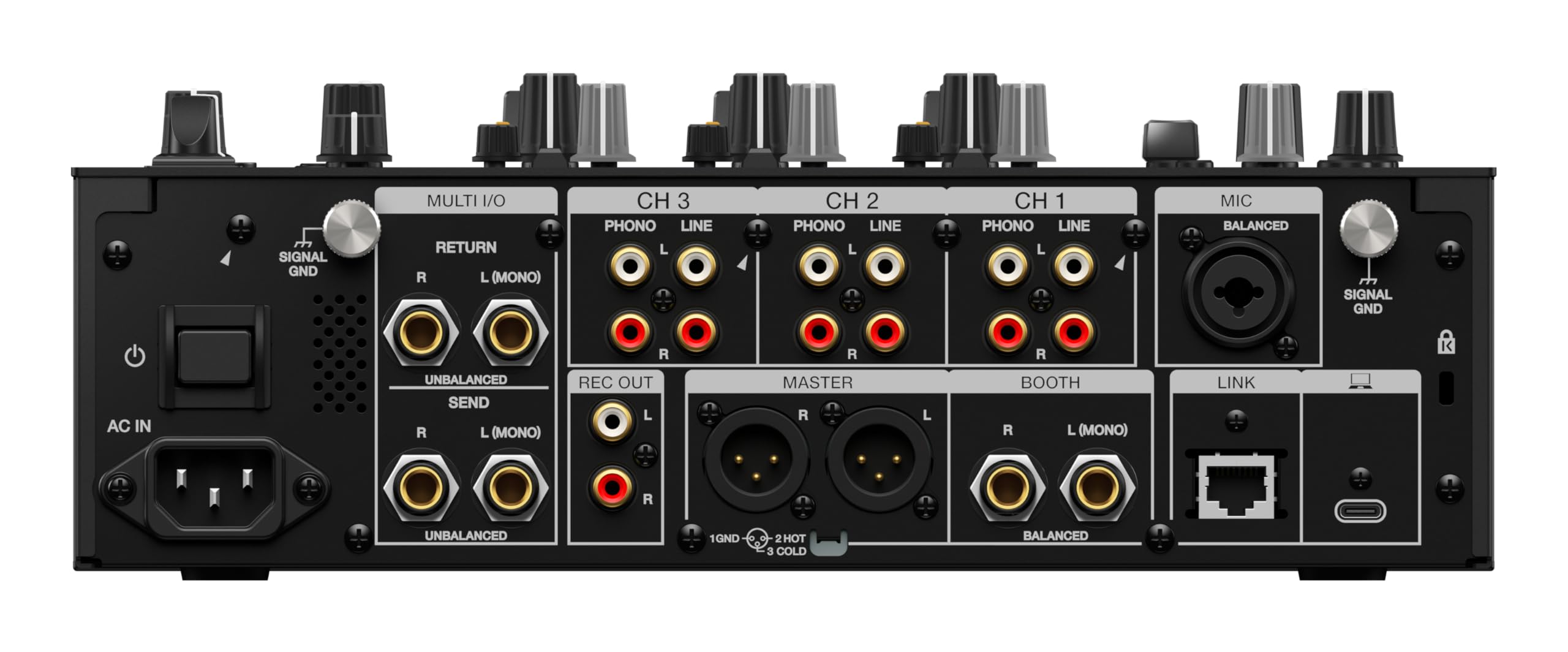 Amazon.com: AlphaTheta DJM‑V5 3‑Channel Professional DJ Mixer, ESS