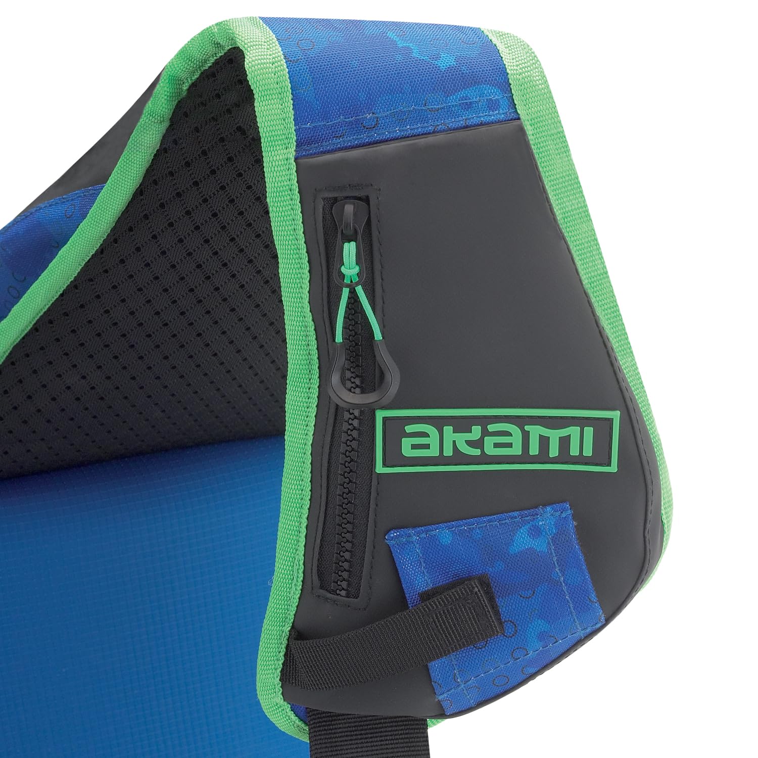 AKAMI MR8 Borsa da Pesca Idrorepellente per Spinning – Scatole Porta Accessori Incluse, Maniglia Imbottita