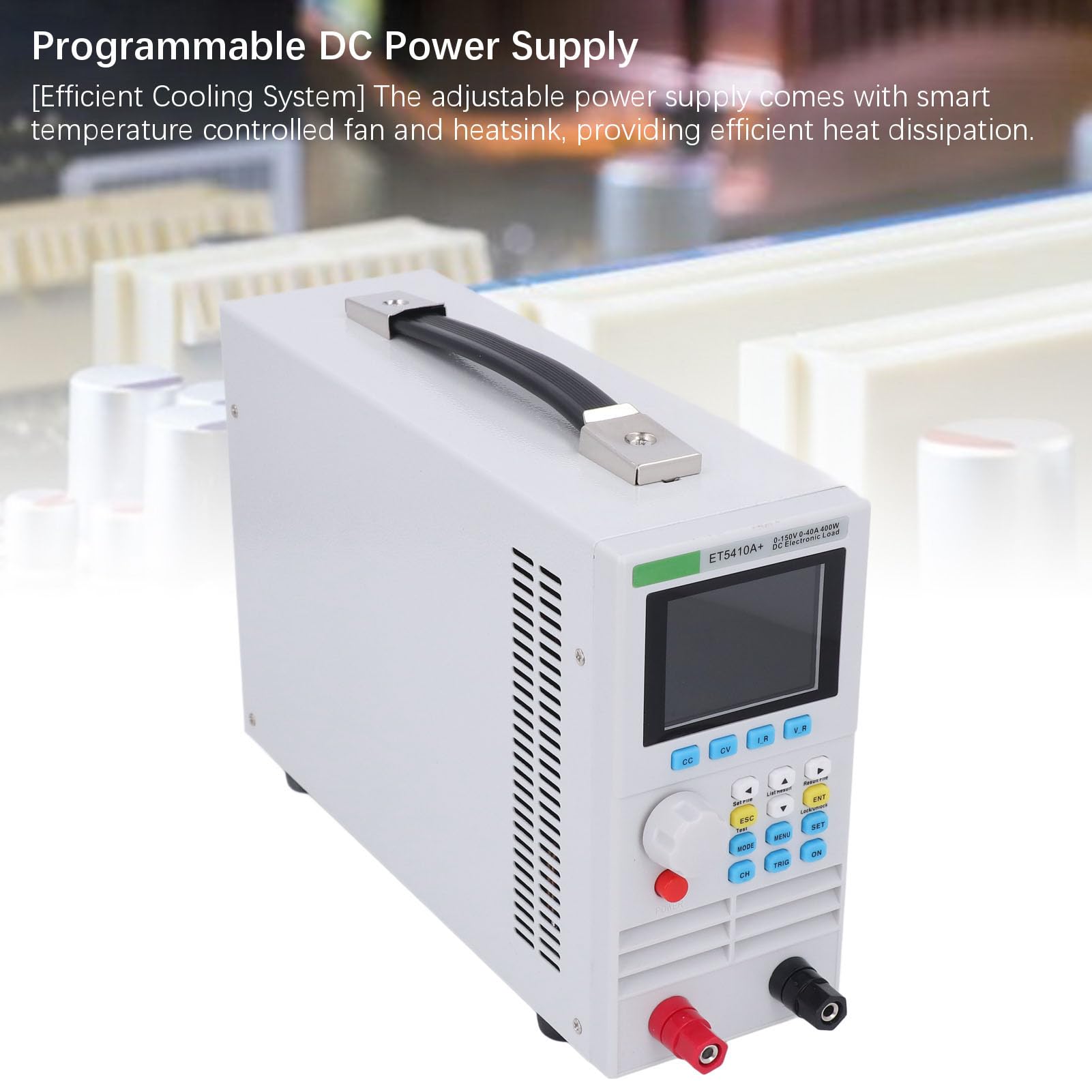 Programowalny zasilacz prądu stałego 2 kanały 0–150 V 0–20Ax2 400 W 2,8-calowy ekran Zasilacz prądu stałego Zmienny z portem USB