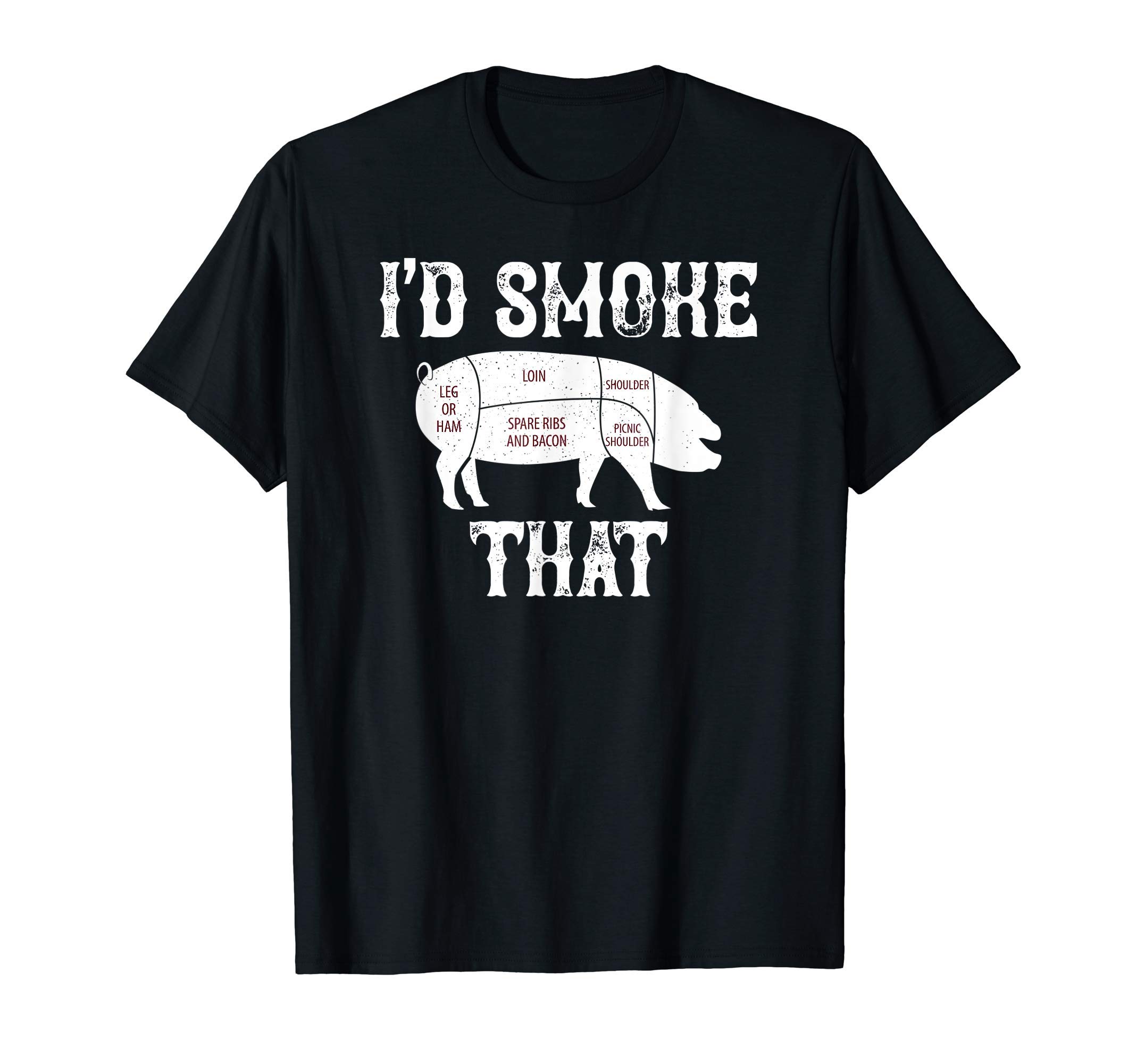 I'd Smoke That Pig BBQ Grilling T-Shirt