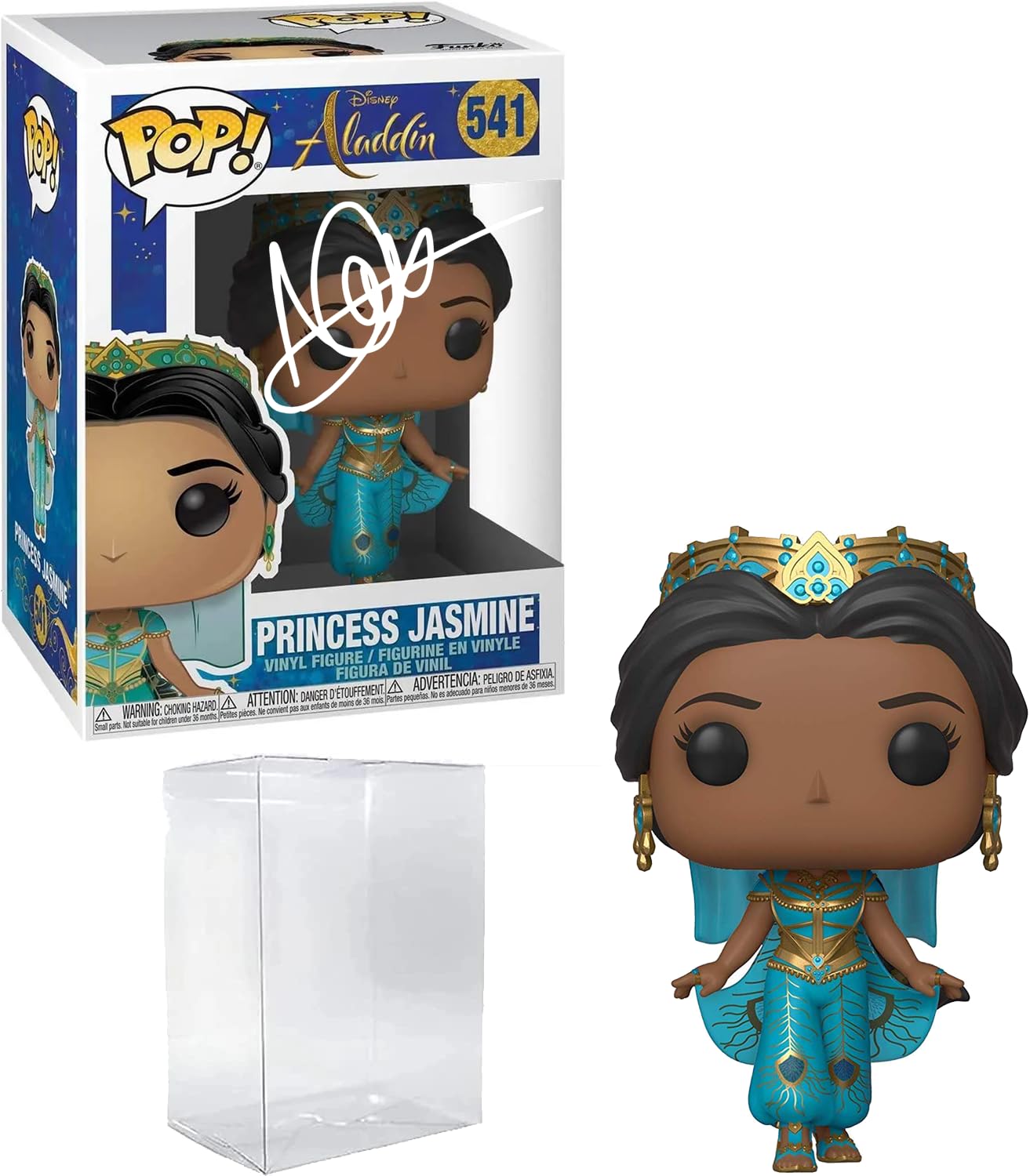 Naomi Scott Jasmine #541 Disney Princess Facsimile Signed Reprint