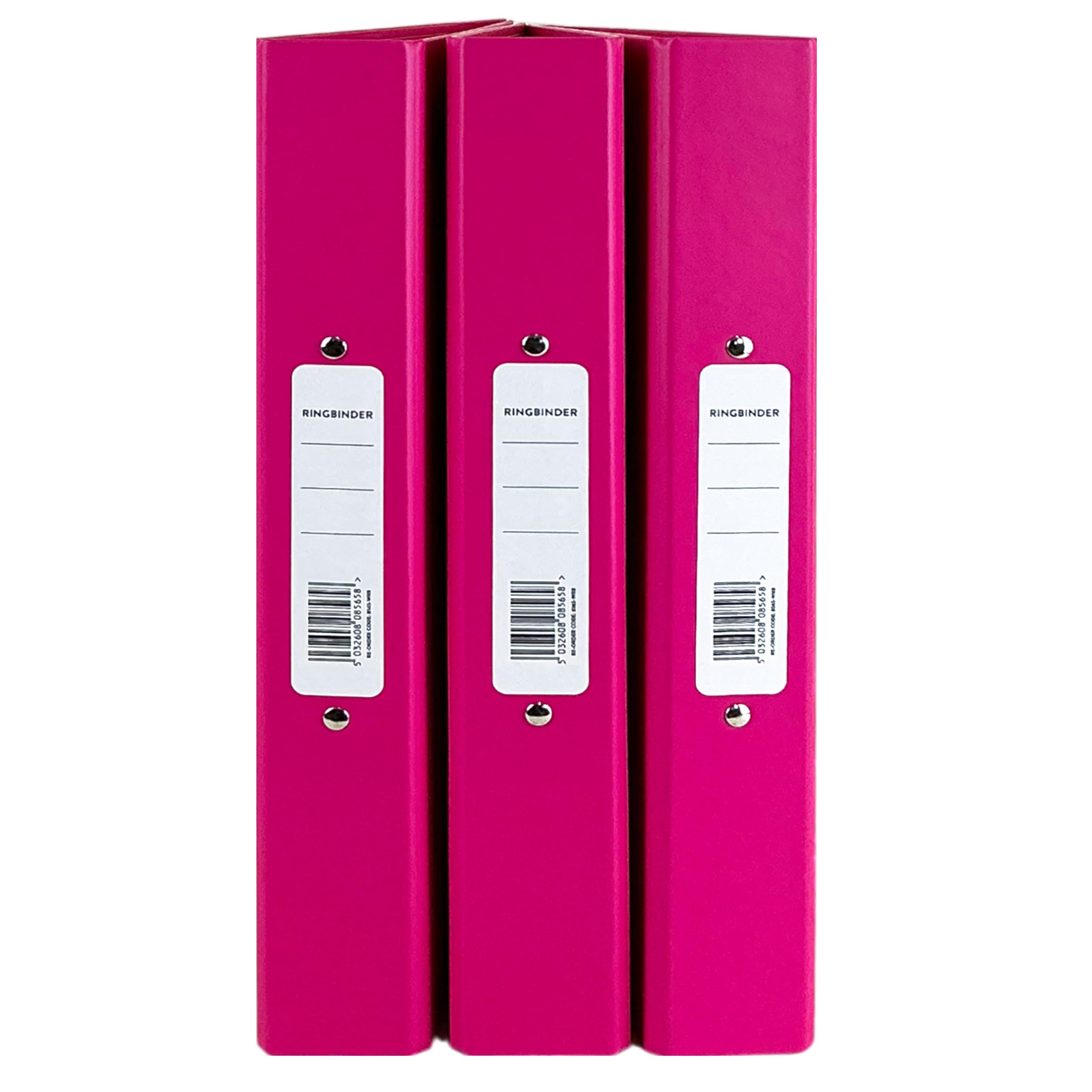 A4 Glossy 2-Ring Binder Files School Work Office 40mm Spine File Organiser