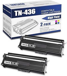 TN436 Compatible TN-436 Black Super High Yield Toner Cartridge Replacement for Brother TN-436 HL-L8260CDW HL-L8360CDW DCP-L8410CDW MFC-L8610CDW Toner.(2 Pack)