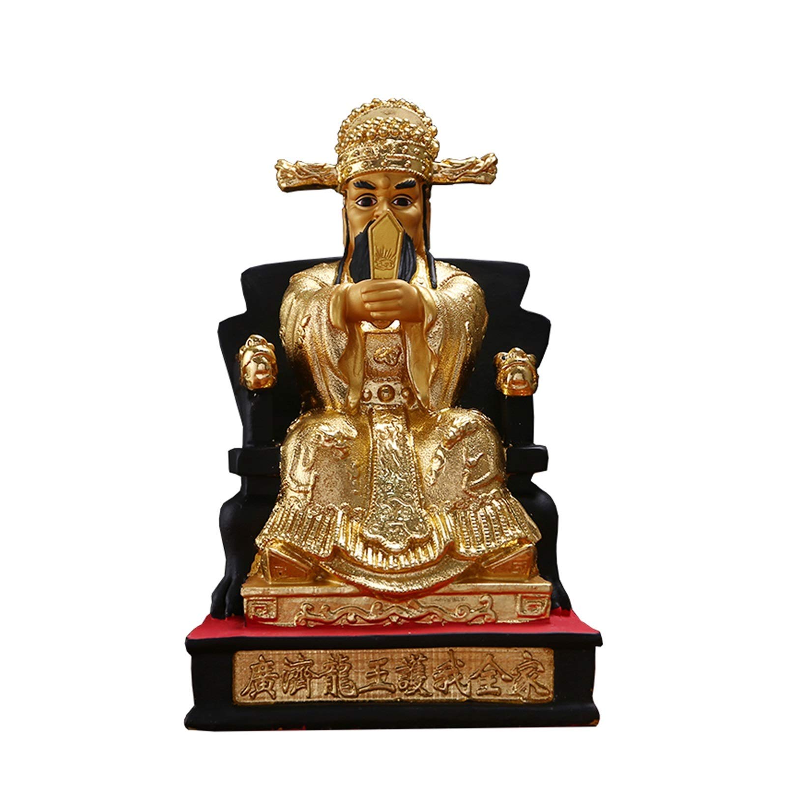 For el hogar, oficina, escritorio, mesa, baño, decoración, estatuas de Buda, estatuas de Buda for el hogar, sala de estar de 11,8 pulgadas, decoración de la suerte, yoga, decoración Zen, estilo chino,