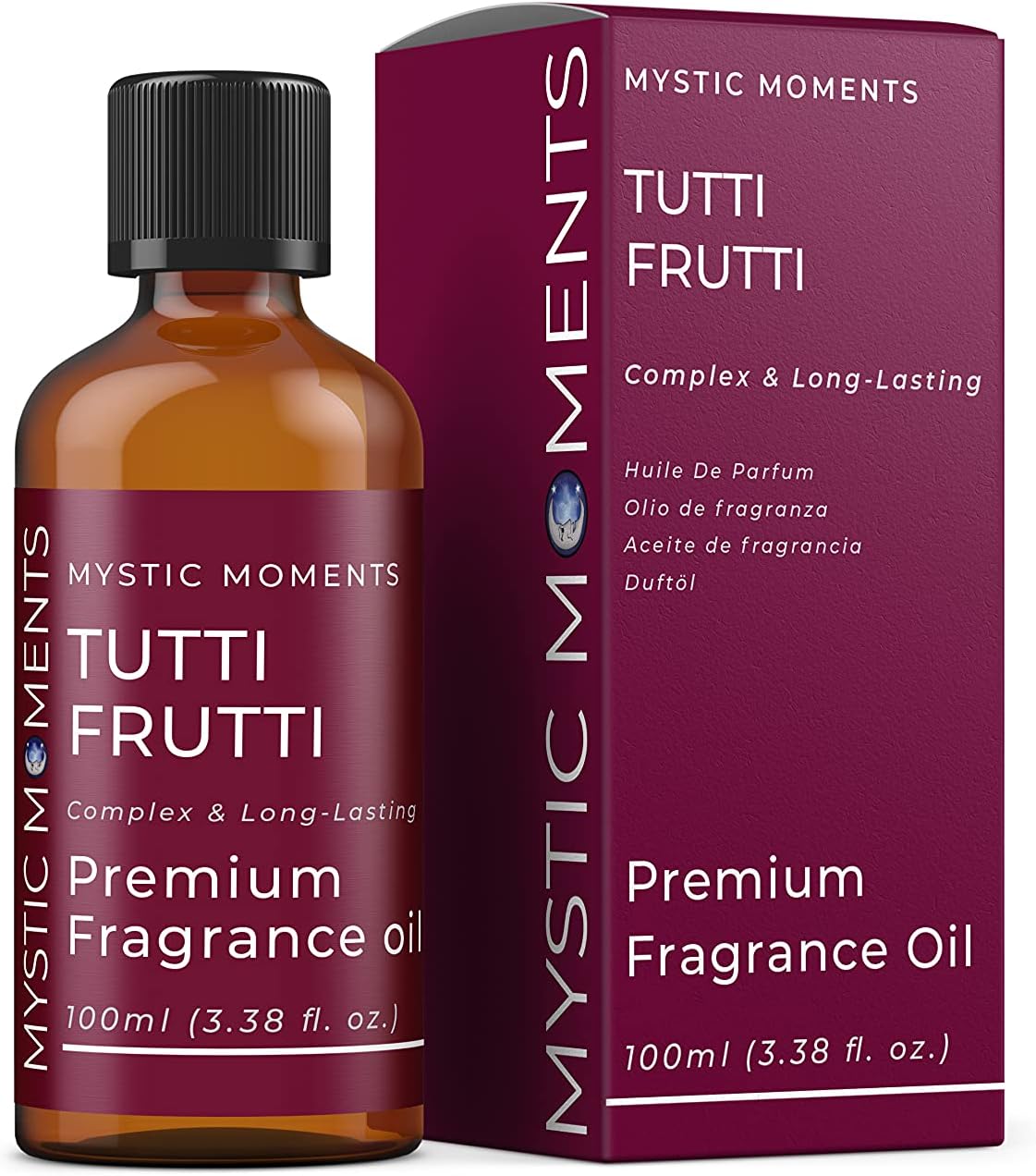 Mystic Moments | Tutti Frutti Fragrance Oil - 100ml - Perfect for Soaps, Candles, Bath Bombs, Oil Burners, Diffusers and Skin & Hair Care Items