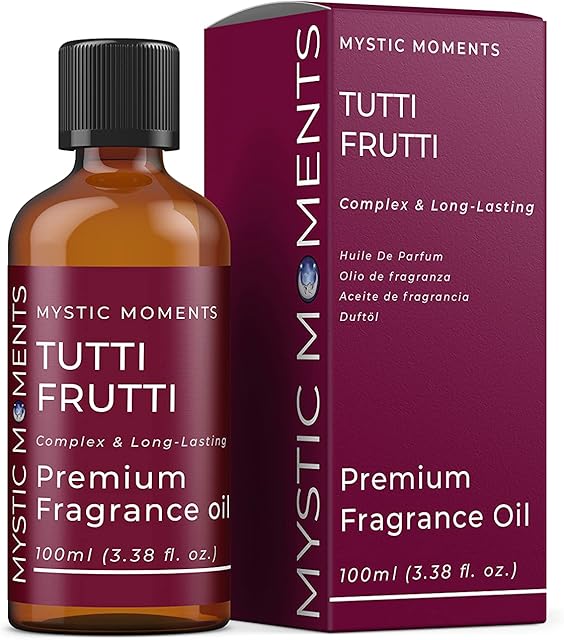 Mystic Moments | Tutti Frutti Fragrance Oil - 100ml - Perfect for Soaps, Candles, Bath Bombs, Oil Burners, Diffusers and Skin & Hair Care Items