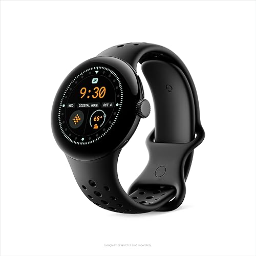 Miniatura 2 de Google Pixel Watch Active Sport Band - Obsidiana - Grande, color negro