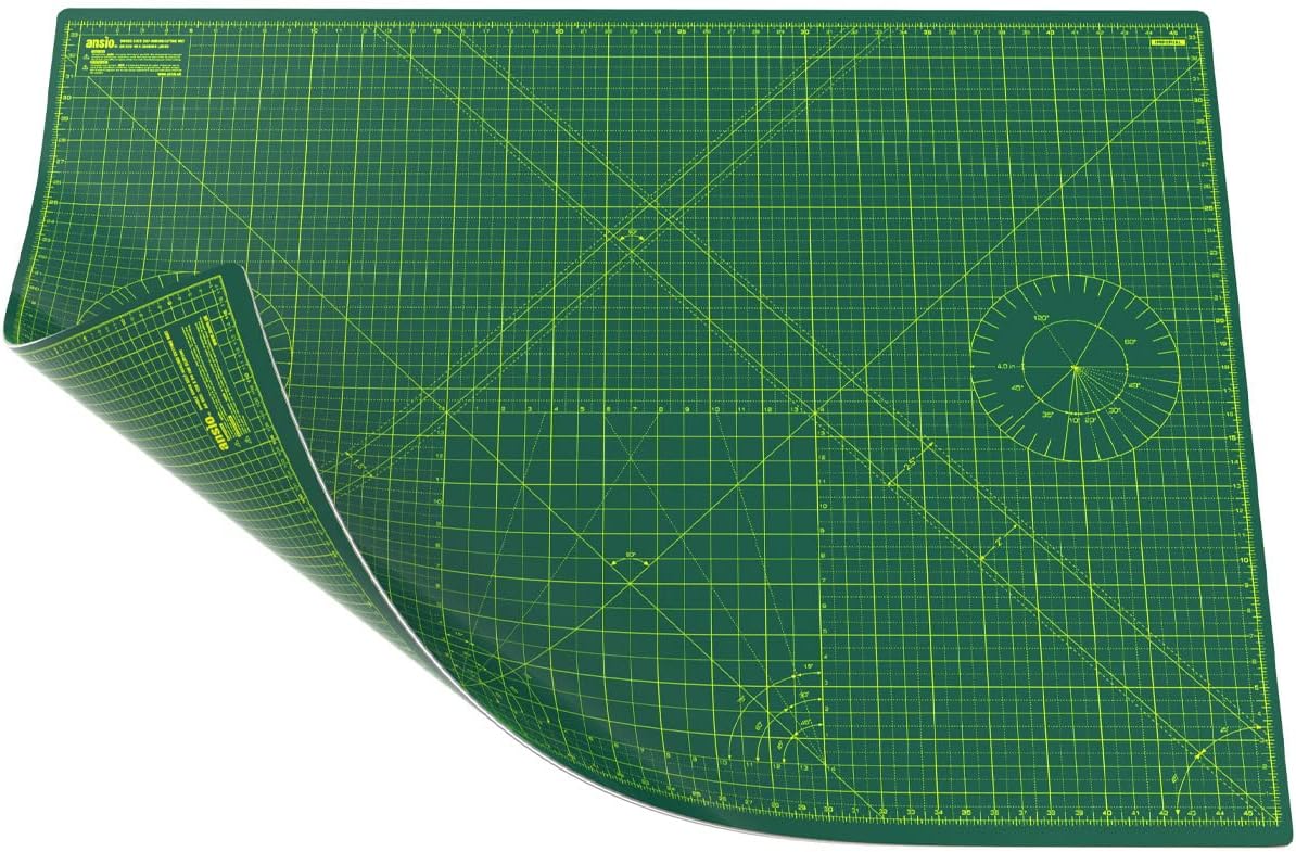 ANSIO Craft Cutting Mat Self Healing A0 Double Sided 5 Layers