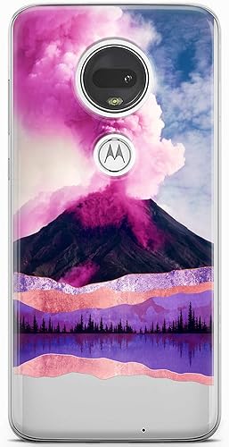 Vista 39 de Mertak Funda para teléfono compatible con Motorola Edge + Moto G9 G8 Plus G7 Play Power Z4 Flexible Aqua Sea Wave Surf Ligero Gaviotas Diseño
