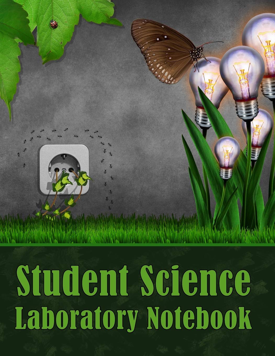 Student Science Laboratory Notebook: Scientific Lab Journal Science Fair Project Experiment Book, Biology, Energy, Electricity and Technology Themed Planner