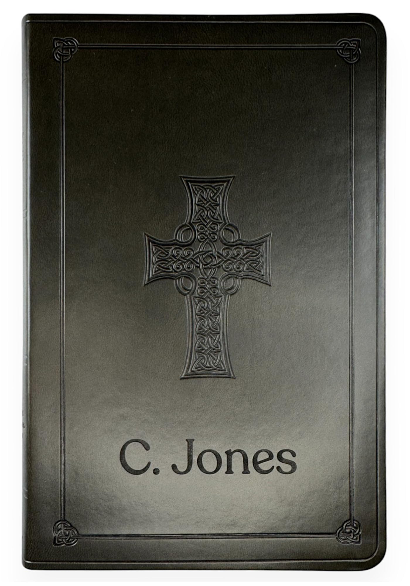 Personalized ESV Large Print Bible for Adults, Name Engraved, Standard Size