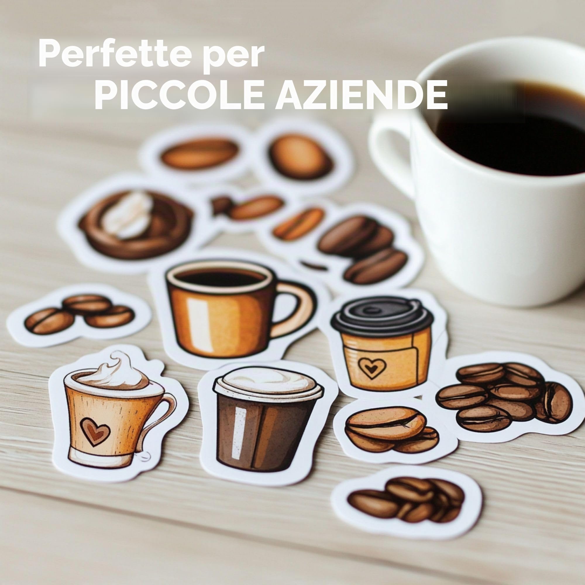 Evergreen Goods - 100 fogli di carta adesiva in vinile impermeabile formato A4, autoadesiva, colore bianco opaco, 200 g/m², stampa a getto d'inchiostro e laser, perfetti per etichette personalizzate e