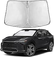 Vista 32 de EcoNour Parasol para parabrisas de camiones con bolsillo de almacenamiento Parasol reflectante de material 240T para protección contra rayos UV