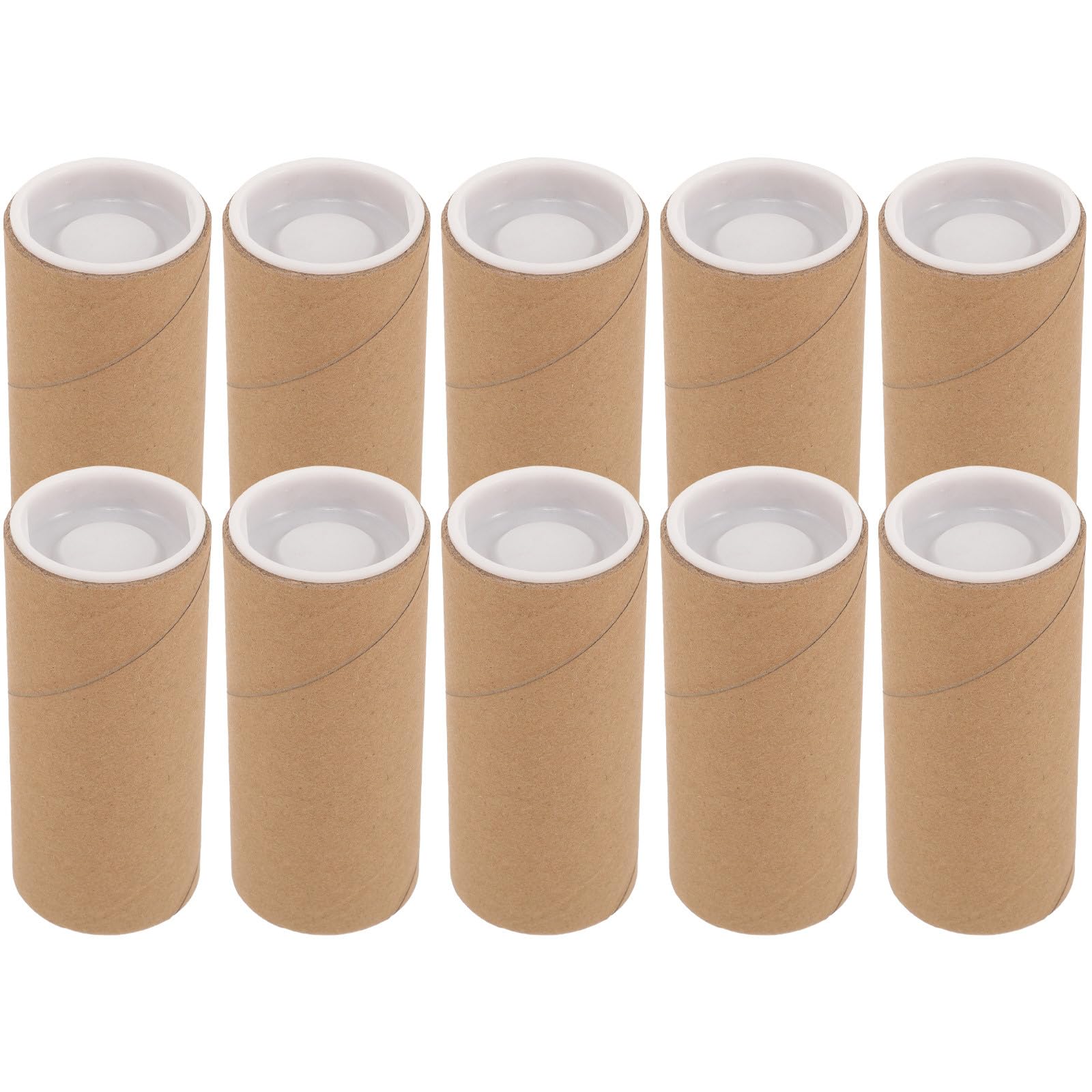 Tubos de papel reciclable para monedas UKCOCO embalaje multifuncional de documentos y planos