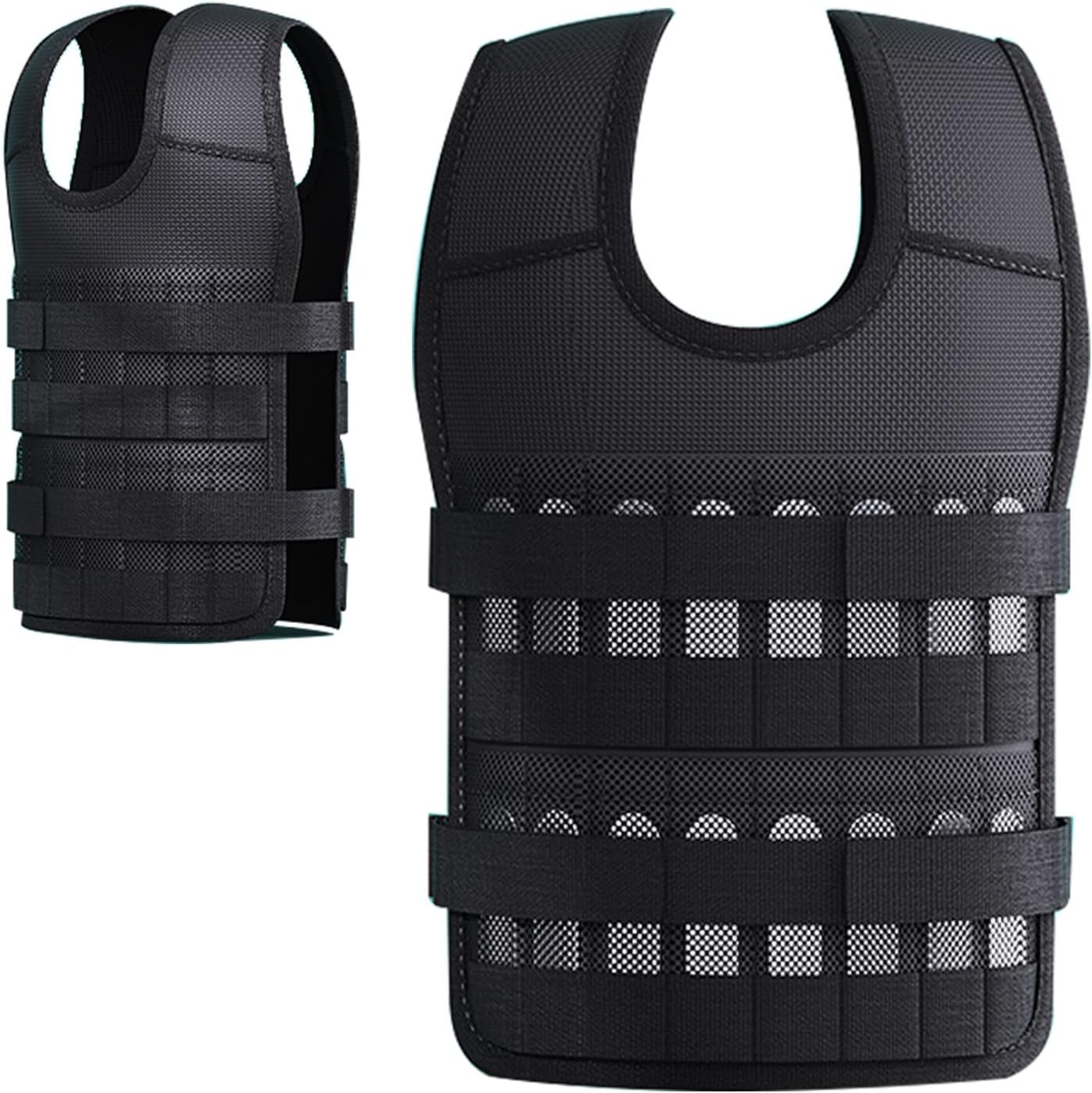 Chaleco ponderado Chaleco ponderado Ajustable 5 KG / 8 KG / 10 KG / 12 KG / 15 KG / 20 KG / 25 KG / 30 KG Chaleco de Peso Entrenamiento Fitness Chaqueta ponderada para Hombre Mujer