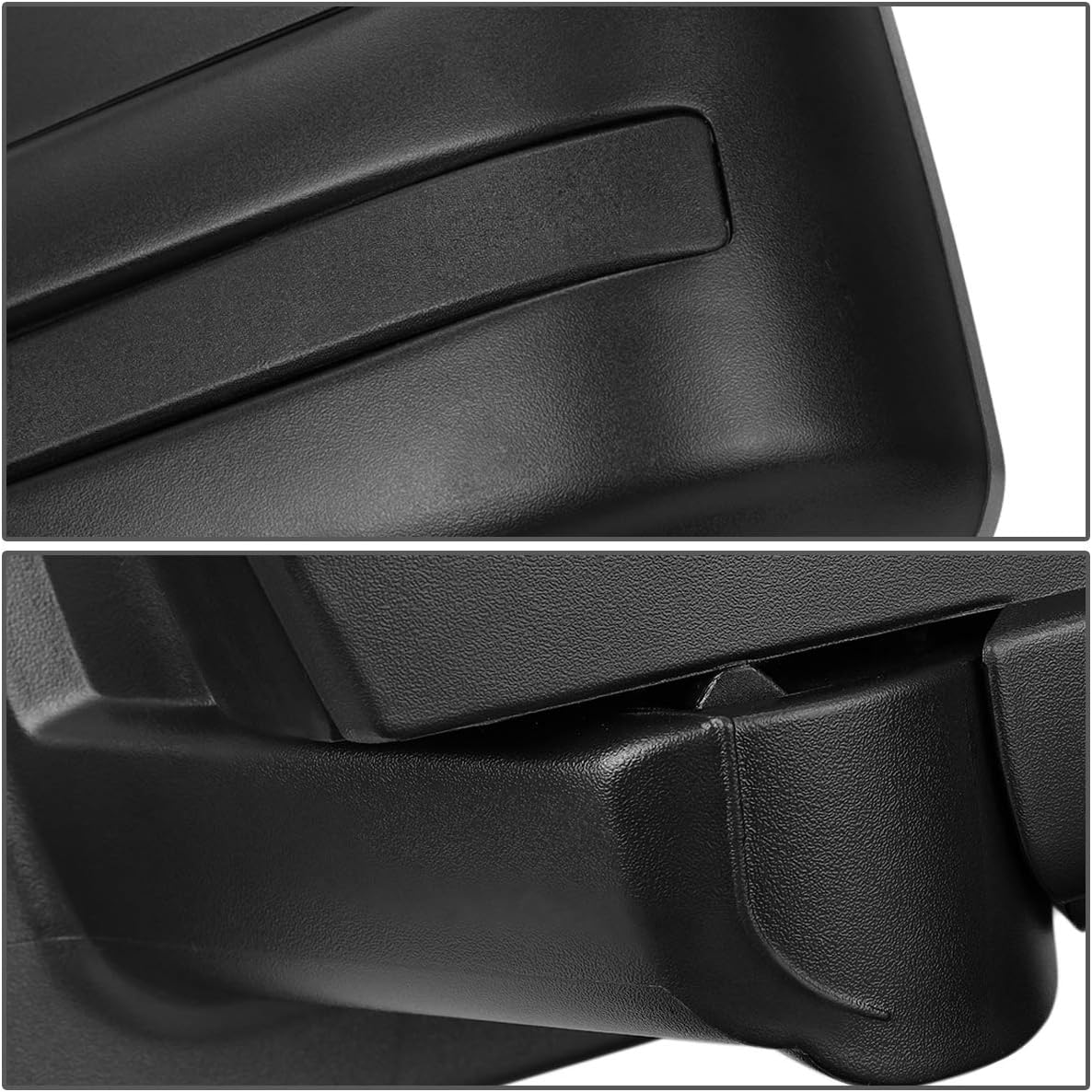 DNA Motoring TWM-019-T111-BK-L Towing Side Mirror (Left/Driver Side) [For 04-14 Ford F150], Black