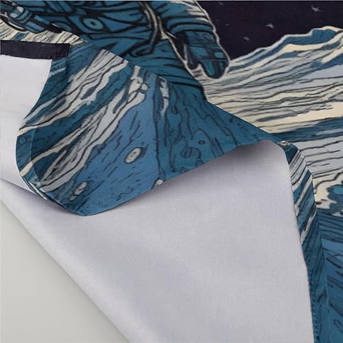 Miniatura 4 de Cloth Napkins Set of 6 Space Astronaut 20x20 Inch Cloth Napkins Universe Moon Washable Reusable Kitchen Dinner Napkins Table Decor for Wedding,