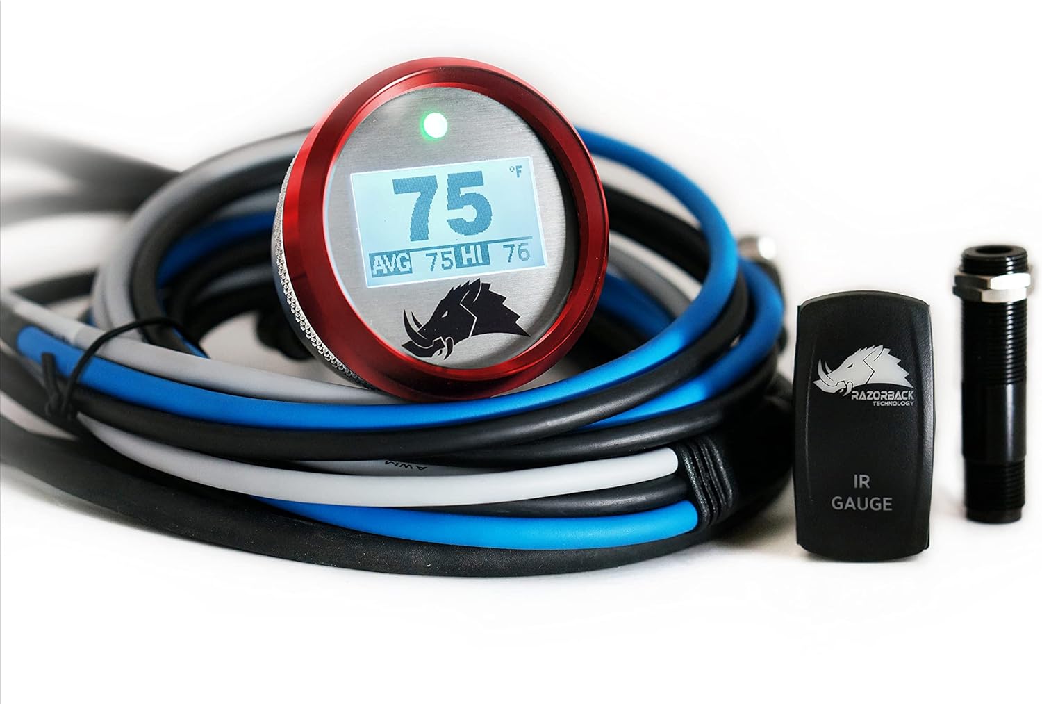 Belt Temperature Gauge w/Infrared Sensor (for UTVs and