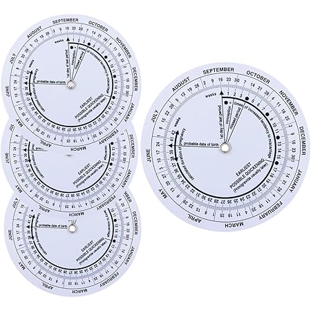 Amazon.com: Pregnancy Wheel: Due Date Calculator for Pregnant Patients ...