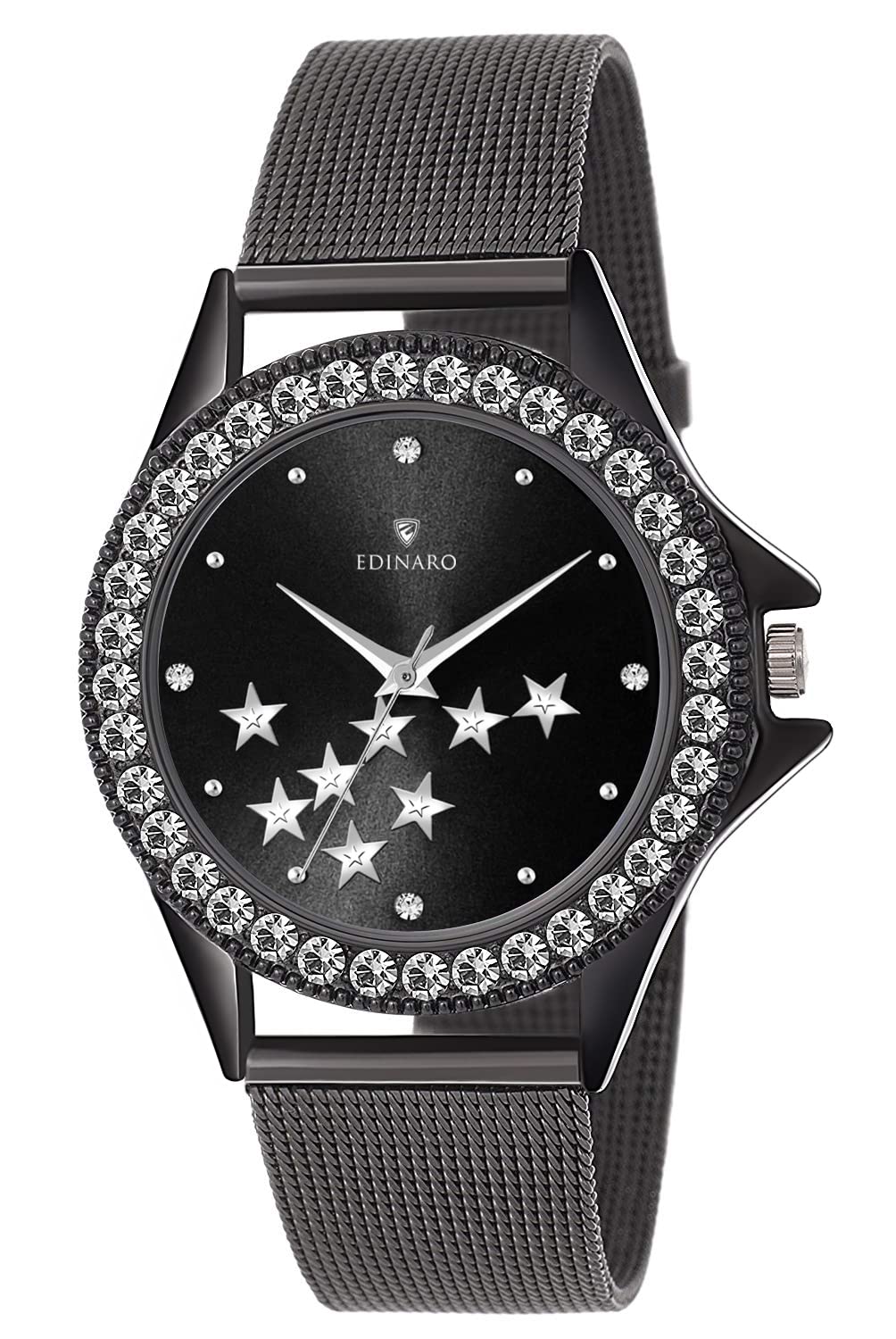 EDINARO Analogue Studded Dial with Bracelet Girls & Womens Wrist Watch (B0BTSYTSM8) Amazon Price History, Amazon Price Tracker