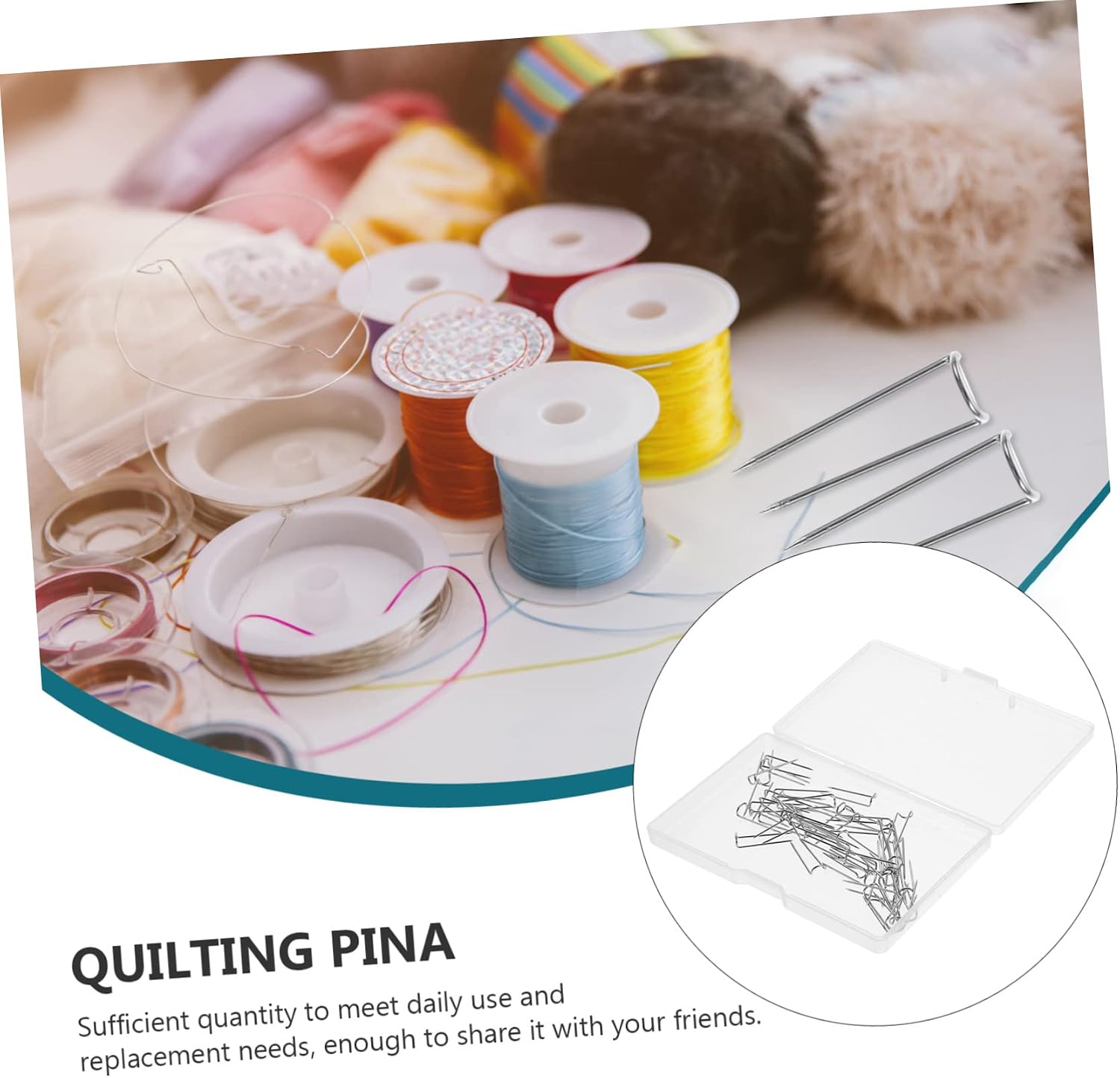 SEWACC 200pcs u Shaped Stitching Pins Sewing Pins for Quilting Crafts and Clothing Decoration Positioning Needles for Home Sewing Projects