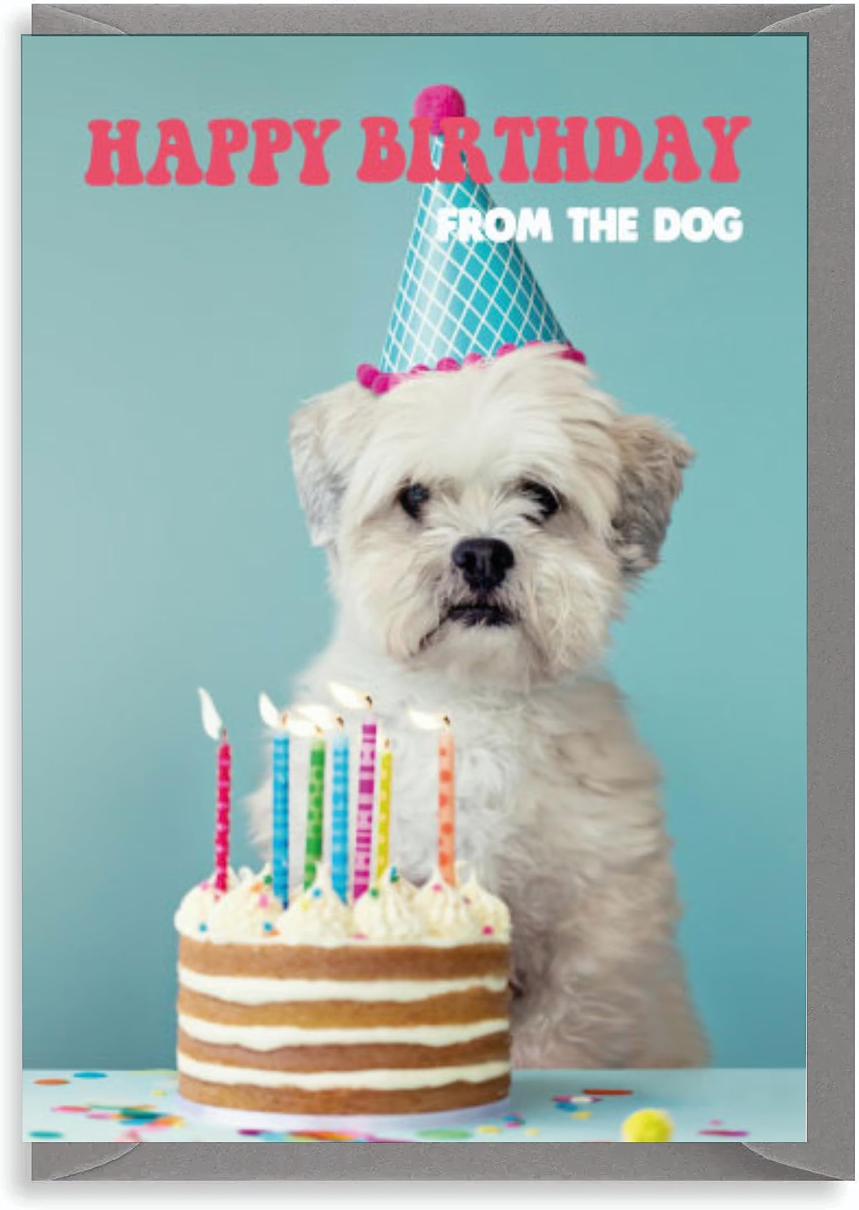 Generic' Funny Birthday Card The Dog Animal Design Perfect For Mum