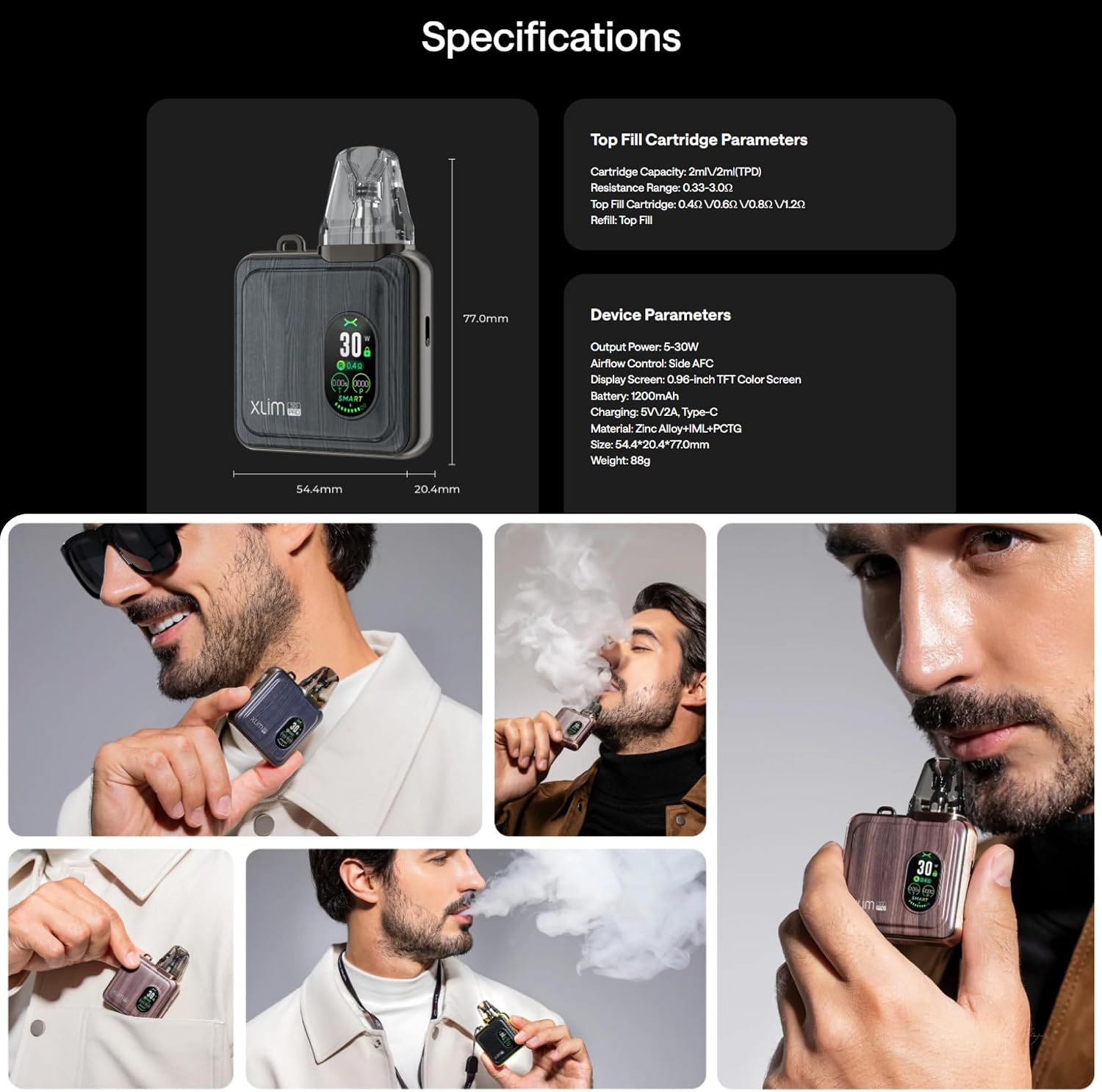 oxva xlim sq pro instructions Oxva Xlim S Q Pro Vape Kit User Manual