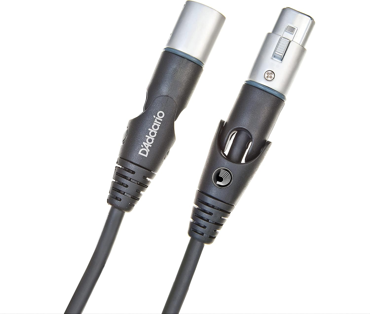 D'Addario Accessories XLR Cable - Microphone Cable - Swiveling Ends - Shielded for Noise Reduction - Swivel Series - 25 Feet/7.62 Meters - 1 Pack