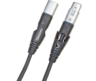 D'Addario Accessories Microphone Cable - XLR Microphone Cable - Swivels - Shielded for Noise Reduction - 10 Feet/3.05 Meters - 1 Pack